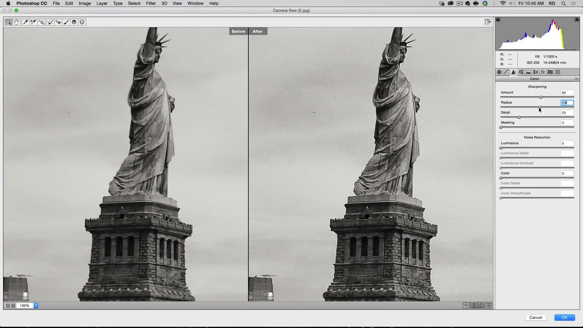 How to Sharpen an Image in Photoshop